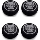 Cafele Black Panter Gri Xbox One-Xbox S-Xbox X Ps4 Ps5 Analog Koruyucu Silikon Pad