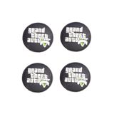 CAFELE Grand Theft Auto V GTA 5, PS3-PS4-PS5-Xbox One-X-S-Series X Series S ile Uyumlu, Analog Koruyucu Silikon Pad, 4'lü Set, Gri