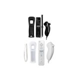 CAFELE Nintendo Wii 2in1 Motion Plus Remote Kontroller + Nunchuk Kontroller Set, Siyah