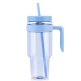 Cafezi 50 oz Tritan Şeffaf Plastik Bardak | Buzlu Kahve, Çay, Meyve Suyu, Boba, Smoothies için Zaman İşaretleyicili Tekrar Kullanılabilir Sızdırmaz BPA İçermeyen Su Şişesi | Geniş Ağızlı | Tek Duvarlı