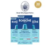 Caffe Borbone Caffè Borbone Decaf 30'lu Kapsül Kahve – Nespresso Uyumlu, Kafeinsiz Ama Lezzetten Ödün Yok