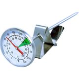 Caffe Rino Dayanıklı Metal Gövdeli Analog Termometre - Beyaz