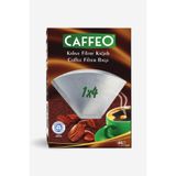 Caffeo 1x4 Kahve Filtre Kağıdı, 40 Adet, Beyaz