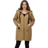 Caftan Kadın Anne Kapüşonlu Cepli Buklet Hırka BGL-ST05084