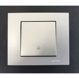 Çağatay Elektrik Çağatayelektrik Ovivo Grano Gümüş (Silver) Lıght Mekanizma+Çerçeve