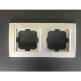 Çağatay Elektrik Çağatayelektrik Ovivo Mina Gümüş (Silver) Ikili Çerçeve