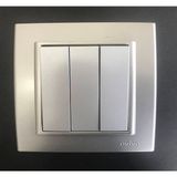Çağatay Elektrik Ovivo Mina Gümüş Silver Nummeris Telefon Prizi Mekanizma