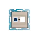 ÇağatayElektrik Ovivo Krem Sc Fiber Optik Priz Mekanizma-çerçeve Yoktur!!!