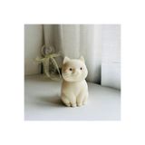 ÇAĞATÖLYE Silikon Kalıbı 1 Adet Kedi Biblo Mum Mold Kalıbı 8*4,5 cm