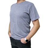 Çağdaş İş Güvenliği Ekipmanları Bisiklet Yaka Gri Tişört - XL