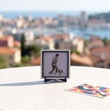 Çağdaş Tasarım Atatürk Dekoratif Parça 10x10 cm | Yaşam alanınız için anlam dolu ve değerli bir hediye, yüksek kaliteli özel işçilikle üretilmiştir