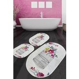 Cage Banyo Halısı Djt 3lü Set