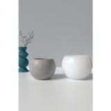 CageartStudio Dekoratif Yuvarlak Beton Saksı Silikon Kalıp