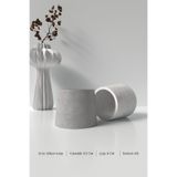Cageartstudio Silindir Konik Beton Saksı ve Mumluk Silikon Kalıp K19 - Beton Mumluk Silikon Kalıp K19