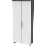 Çağın Ofis Tidy Boy Kapakli Beyaz 189 Cm Dosya Dolabı, Ofis Dolabı (beyaz/antrasit) Çok Renkli