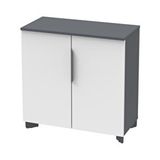 Çağın Ofis Tidy Boy Kapaklı Beyaz 81 Cm Dosya Dolabı, Ofis Dolabı (beyaz/antrasit) Çok Renkli