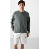 Çağla Basic O Yaka Rahat Form Erkek Sweatshirt - 88053
