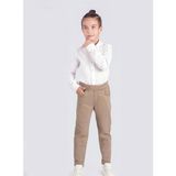 Çağla Kurt Erkek Çocuk Camel Ribanalı Okul Pantolon - 15 Yaş
