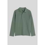 Çağla Polo Yaka Basic Uzun Kollu Erkek Çocuk T-Shirt - 11170