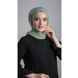 Çağla Yeşili Pratik Hazır Geçmeli Şal Viskon Kumaş Penye Şal 2108_32