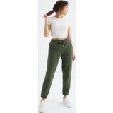 Çağla Yüksek Bel Basic Bağcıklı Jogger Polar Kadın Eşofman Alt - 94622