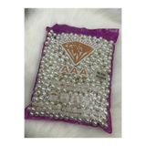 Caglar Accessories 10mm Beyaz Renk Lüks / Lüx Kaplama Plastik Inci Boncuk ,Takı Yapım Boncuğu (500 gr )
