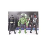 caglars Avengers Karekterleri 6 Lı Spiderman, Batman, Kaptan Amerika, Hulk, Venom, Ironman Figür Oyuncak