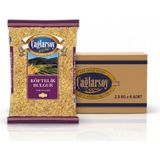 Çağlarsoy Organik Köftelik Bulgur 2.5 kg x 6’lı Paket Yerli Üretim - 15 kg
