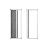 ÇAĞLAYAN İNŞAAT Pileli Plise Sürgülü Akordiyon Katlanır Kapı Sinekliği (plastik Kapı&Pencere-çelik Kapı) - Beyaz - 140 X 240