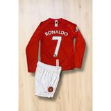 Çağrı Giyim Nostaljik 2008 Manchester United Ronaldo Uzun Kollu Çocuk Forma - 13 - 14 Yaş - Kırmızı