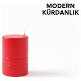 Çağrı Modern Tasarım Dekoratif Otomatik Kürdanlık - Şık Sofra Aksesuarı - Kırmızı