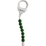 Çağrı Tavaf Tesbihi Yeşil Plastik Malzeme ile 10 x 10 mm Taneler ve 10 cm Uzunluk