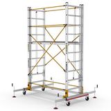 Çağsan 2x10 Basamaklı 5,8 M Çalışma Yüksekliği Telesafe Xl_fp - İki Parçalı Alüminyum İskele S005_xl_fp Metal