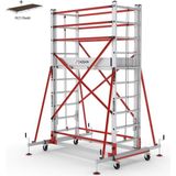 Çağsan 2X10 Basamaklı 5,8 M Çalışma Yüksekliği Telesafe Xln Premium - Iki Parçalı Alüminyum Iskele S005_XLN_PR - Gümüş Gri