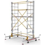Çağsan 2x10 Basamaklı Telesafe XL_FP - İki Parçalı Alüminyum İskele S005_XL_FP