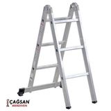 Çağsan 2x3 Basamaklı Katlanır Alüminyum Merdiven