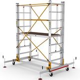 Çağsan 2x8 Basamaklı 4,7 M Çalışma Yüksekliği Telesafe Xl_fp - İki Parçalı Alüminyum İskele S004_xl_fp Metal