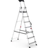 Çağsan 6+1 Basamaklı Hazar Alüminyum Merdiven Ergonomik Yapı ile Ev ve Bahçe Kullanımına Uygun Ha106