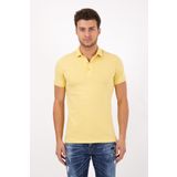 Cahoter Erkek Çekmeyen kumaş Slim fit Dar Kesim Basic T-shirt Polo Yaka Tişört