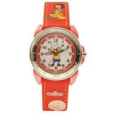 Caillou Çocuk Kırmızı Fourty Four Fashion Kol Saati