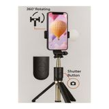 CAILON LED Işıklı Bluetooth Kumandalı Kablosuz Tripod Selfie Çubuğu – Monopod Selfie Çubuğu