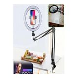 CAILON Ring Light Esnek Masaüstü Mengeneli Tiktoker Ring Light Led Selfie Yayın Işığı 10 Inç