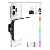 Caılon Şarjlı Selfie Işığı 2000Mah Rgb Led 5 Mod 10 Seviye Tripod Uyumlu 360° Dönerli Telefon Klipsli