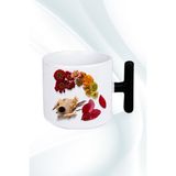 Caisya Romantik Sonbahar Baskılı T 05 Saplı Kupa