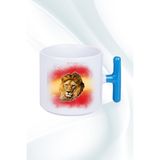 Caisya Taraftar Sarı Kırmızı Arslan 02 Baskılı T Saplı Kupa