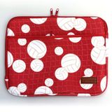 CAIT CHAPMAN HOME COLLECTION Voleybol Koleksiyonu Tutkusu 32,5 cm x 25,4 cm Dizüstü Bilgisayar Kılıfı (Neopren Dizüstü Bilgisayar Kılıfı)