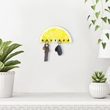 caju art & decoration Ahşap Yarım Limon Mutfak Hol Duvar Askılık Duvar Süsü