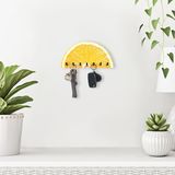 caju art & decoration Ahşap Yarım Portakal Mutfak Hol Duvar Askılık Duvar Süsü