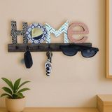 Caju Art & Decoration CajuArt Home Yazılı Dekoratif Desenli Aynalı Büyük Boy Duvar Askılık Anahtarlık