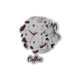 caju art & decoration Coffee Çekirdek Demlik Sallanan Sarkaç Mutfak Duvar Saati